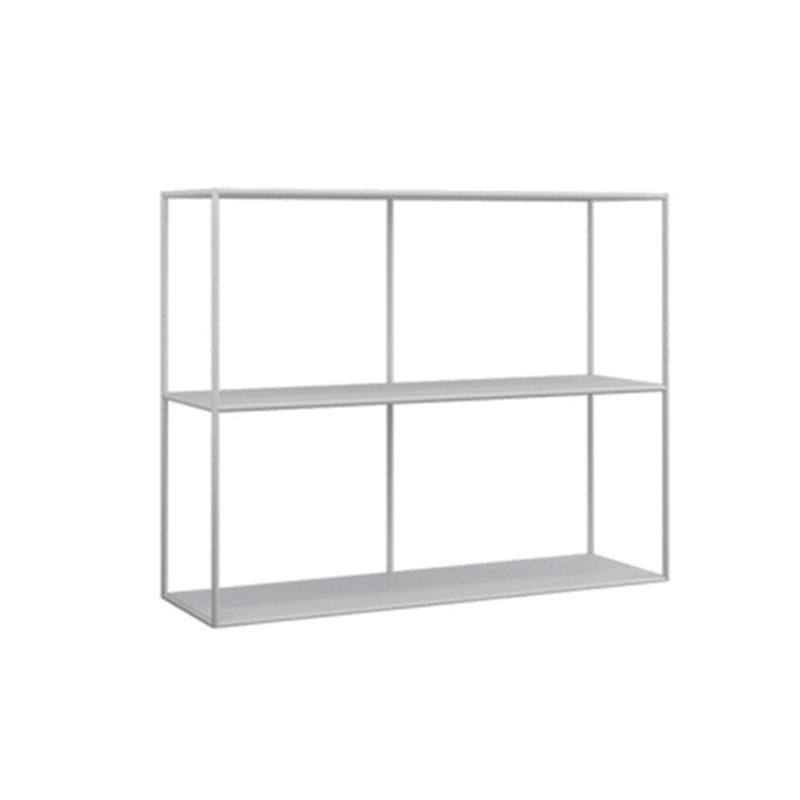 Libreria in metallo orizzontale Modern Style Open Back scaffale con scaffali