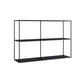 Libreria in metallo orizzontale Modern Style Open Back scaffale con scaffali