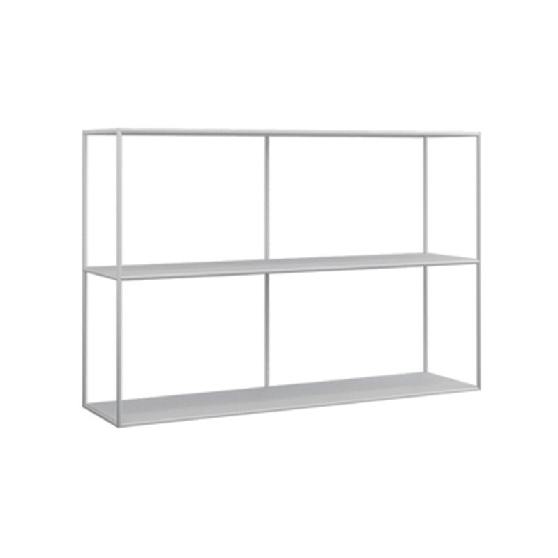 Libreria in metallo orizzontale Modern Style Open Back scaffale con scaffali