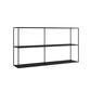 Libreria in metallo orizzontale Modern Style Open Back scaffale con scaffali