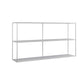 Libreria in metallo orizzontale Modern Style Open Back scaffale con scaffali