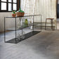 Libreria in metallo orizzontale Modern Style Open Back scaffale con scaffali