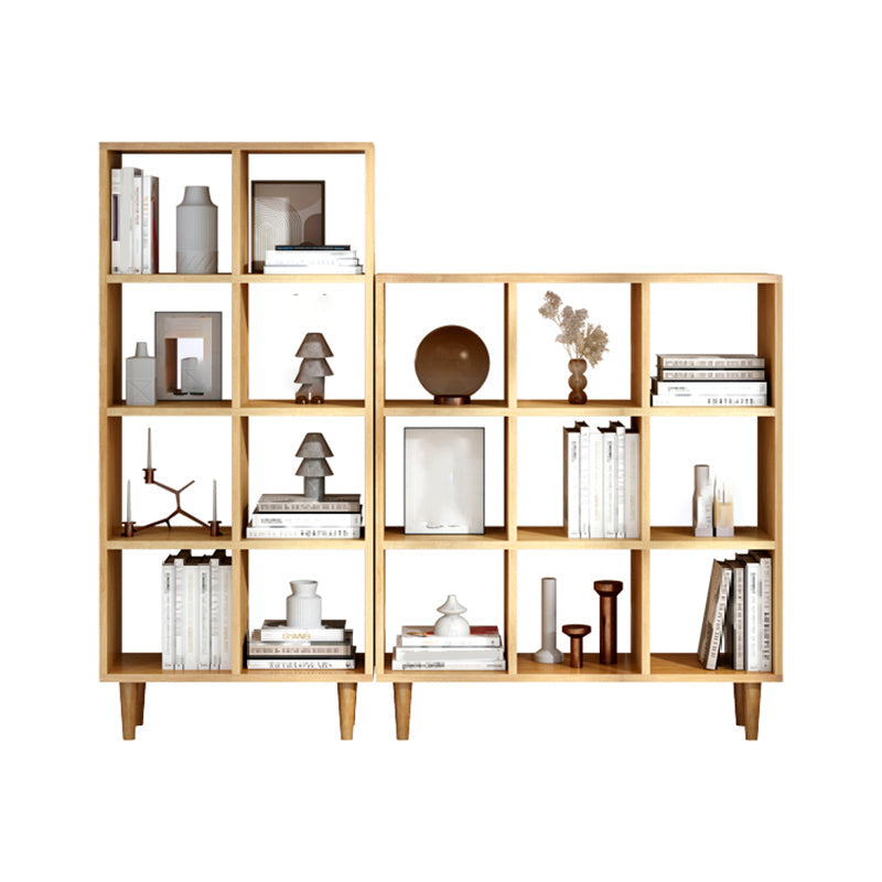 Libreria in legno solido in stile moderno libreria aperta con scaffali