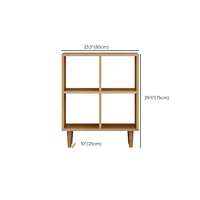 Libreria in legno solido in stile moderno libreria aperta con scaffali