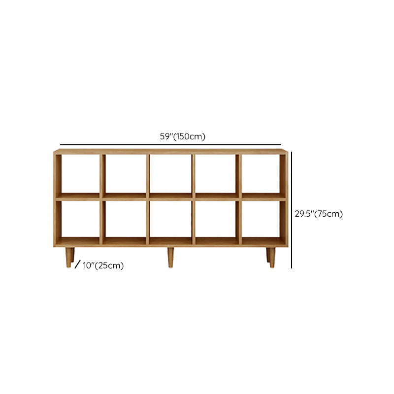 Libreria in legno solido in stile moderno libreria aperta con scaffali