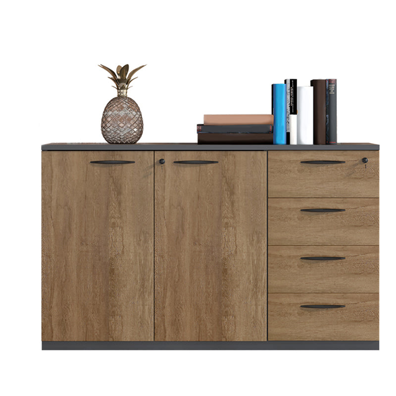 Mobile moderno medievale mobile in legno a chiave mobile di bloccaggio in marrone