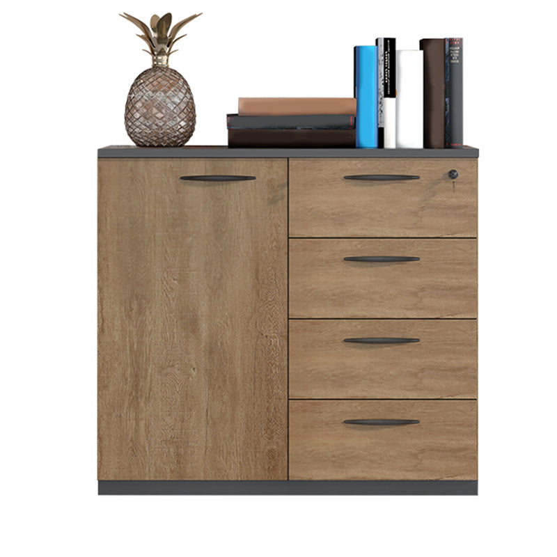 Mobile moderno medievale mobile in legno a chiave mobile di bloccaggio in marrone