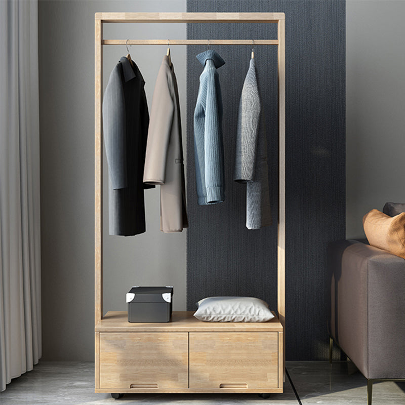 Dormitorio Armario de madera Armario móvil moderno con cajones