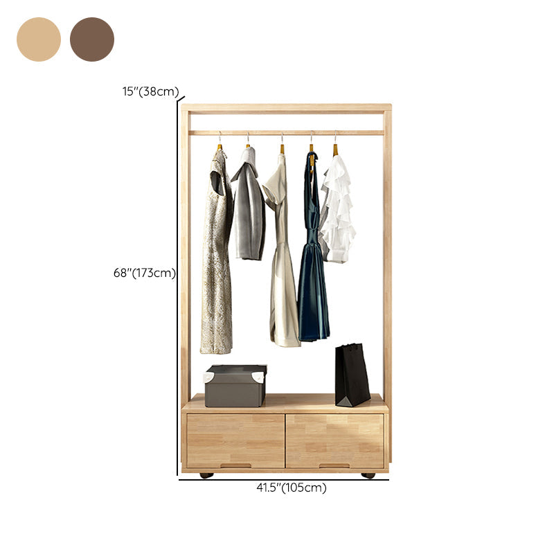 Dormitorio Armario de madera Armario móvil moderno con cajones