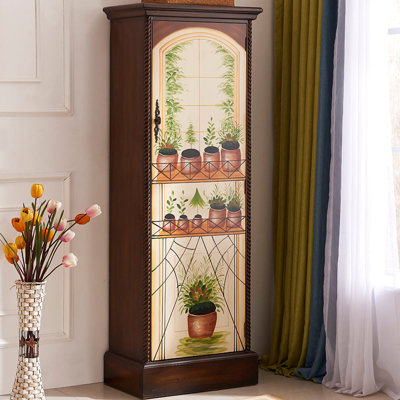 Armadio per armadio per armadio per camera da letto in stile cottage con asta di abbigliamento