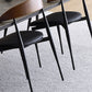 Modern Style Dining Chair Leather Open Back Side Chair for Dining Room