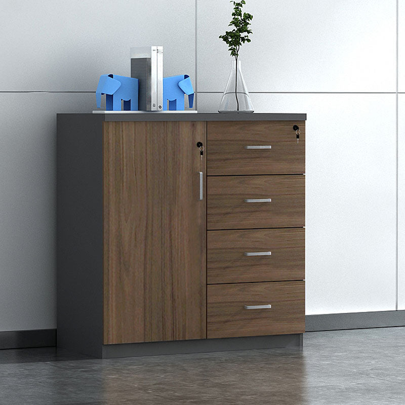Nordic Lateral Filing Cabinet Brown Wooden Frame Key Locking File Cabinet https: res.litfad.com site img item 2023 02 05 7624672 1200x1200.jpg 4 Clearhalo 'Filing Cabinets' 'filling_cabinets' 'furn' 'furn_filling_cabinets' 'Furniture' 'Office Furniture' 7624669