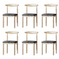 Silla de metal contemporánea silla de comedor abierta para comedor para comedor