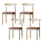 Silla de metal contemporánea silla de comedor abierta para comedor para comedor