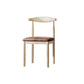Silla de metal contemporánea silla de comedor abierta para comedor para comedor