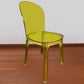 Sedie da cucina contemporanea acriliche sedie senza braccio 16.1 "