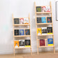 Moderne stijl solide houten boekenplank open back ladder boekenkast voor thuis