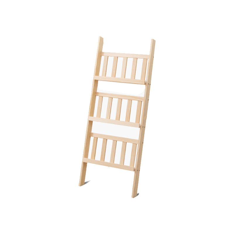 Moderne stijl solide houten boekenplank open back ladder boekenkast voor thuis