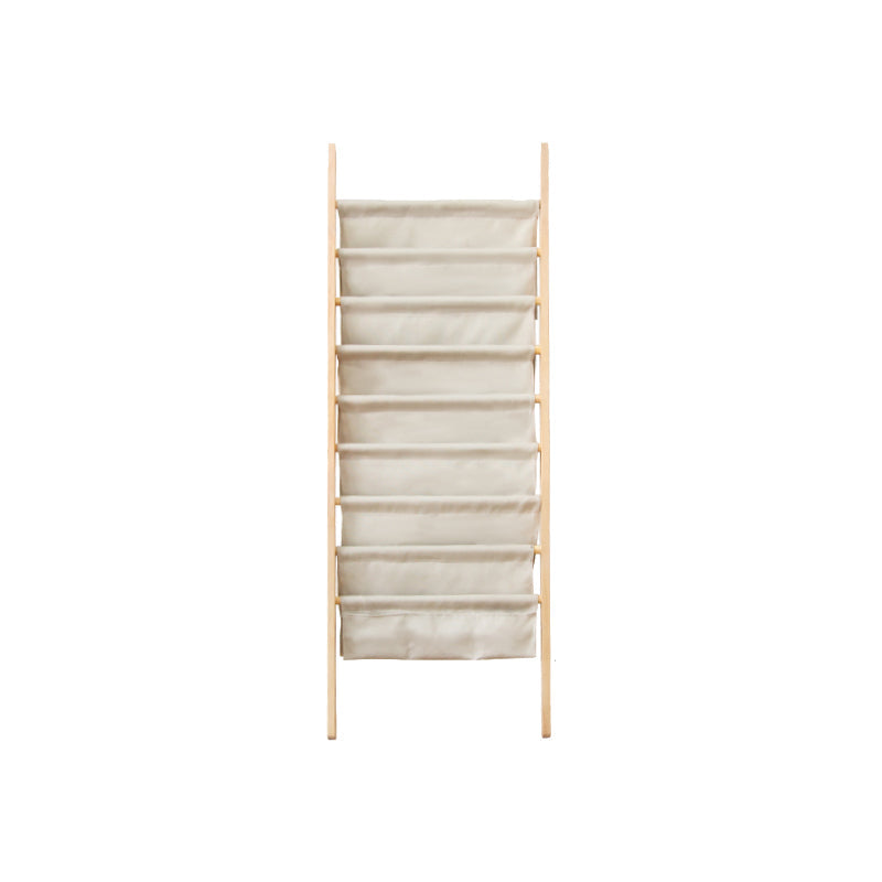 Moderne stijl solide houten boekenplank open back ladder boekenkast voor thuis