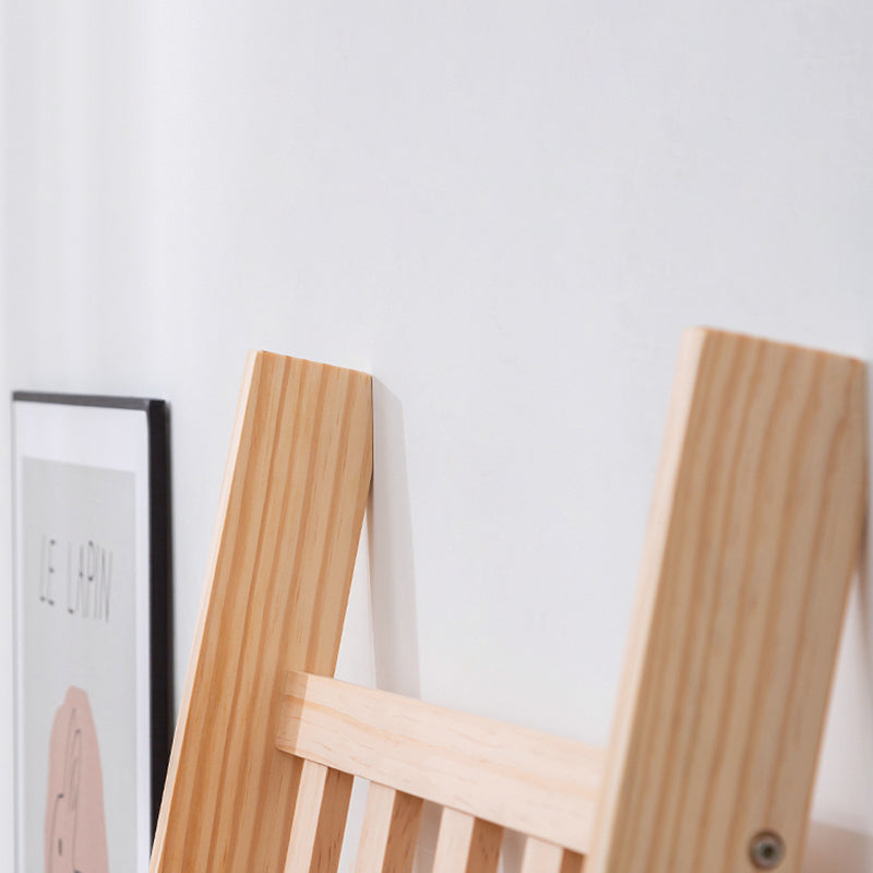 Moderne stijl solide houten boekenplank open back ladder boekenkast voor thuis