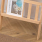 Moderne stijl solide houten boekenplank open back ladder boekenkast voor thuis