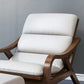 Contemporary Solid Wood Recliner Chair in Solid Color with Wooden Legs Clearhalo 'Chairs & Seating' 'furn' 'furn_recliners' 'Furniture' 'Living Room Furniture' 'Recliners' 7626428