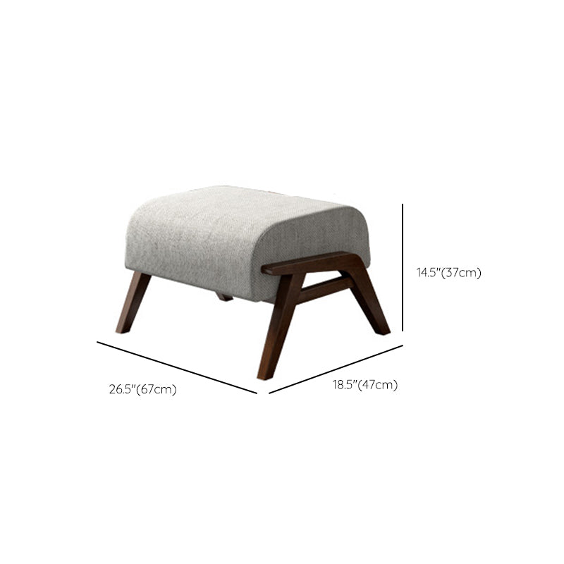 Contemporary Solid Wood Recliner Chair in Solid Color with Wooden Legs Clearhalo 'Chairs & Seating' 'furn' 'furn_recliners' 'Furniture' 'Living Room Furniture' 'Recliners' 7626439