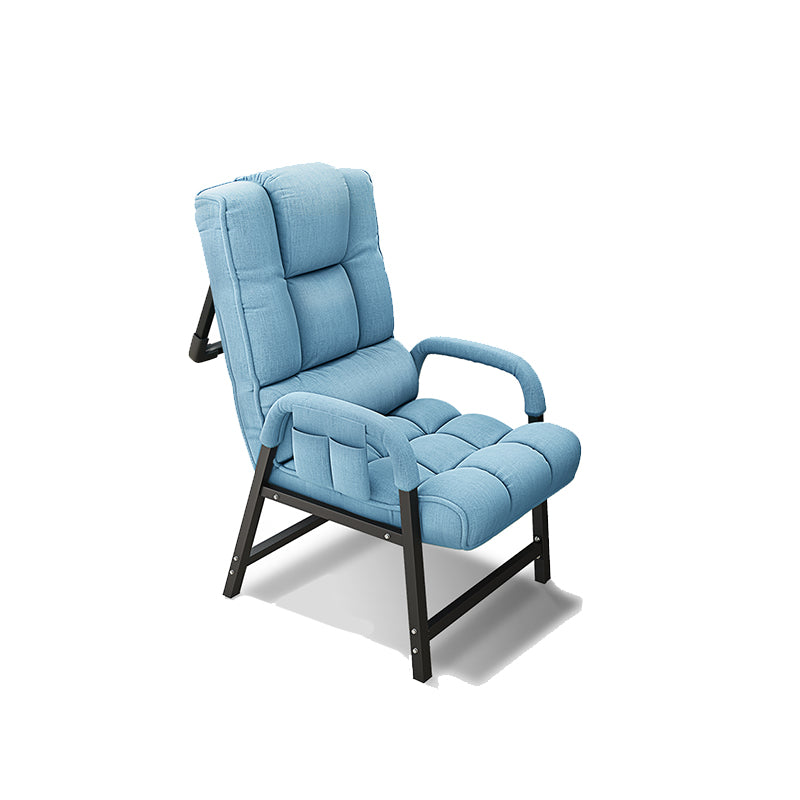Contemporary Recliner Chair with Lumbar Support and Tufted Back Clearhalo 'Chairs & Seating' 'furn' 'furn_recliners' 'Furniture' 'Living Room Furniture' 'Recliners' 7626517