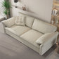 Contemporary Beige Futon Sleeper Sofa Bed with Solid Wood Storage Clearhalo 'furn' 'furn_futons' 'Furniture' 'Futons & Daybeds' 'Futons' 'Living Room Furniture' 7632894