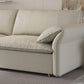 Contemporary Beige Futon Sleeper Sofa Bed with Solid Wood Storage Clearhalo 'furn' 'furn_futons' 'Furniture' 'Futons & Daybeds' 'Futons' 'Living Room Furniture' 7632896