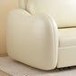Glam Style Beige Futon Sleeper Sofa with Pillow Back in Velvet Clearhalo 'furn' 'furn_futons' 'Furniture' 'Futons & Daybeds' 'Futons' 'Living Room Furniture' 7632932