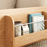 リネンブレンドとソリッドウッドの現代布団スリーパーソファベッド