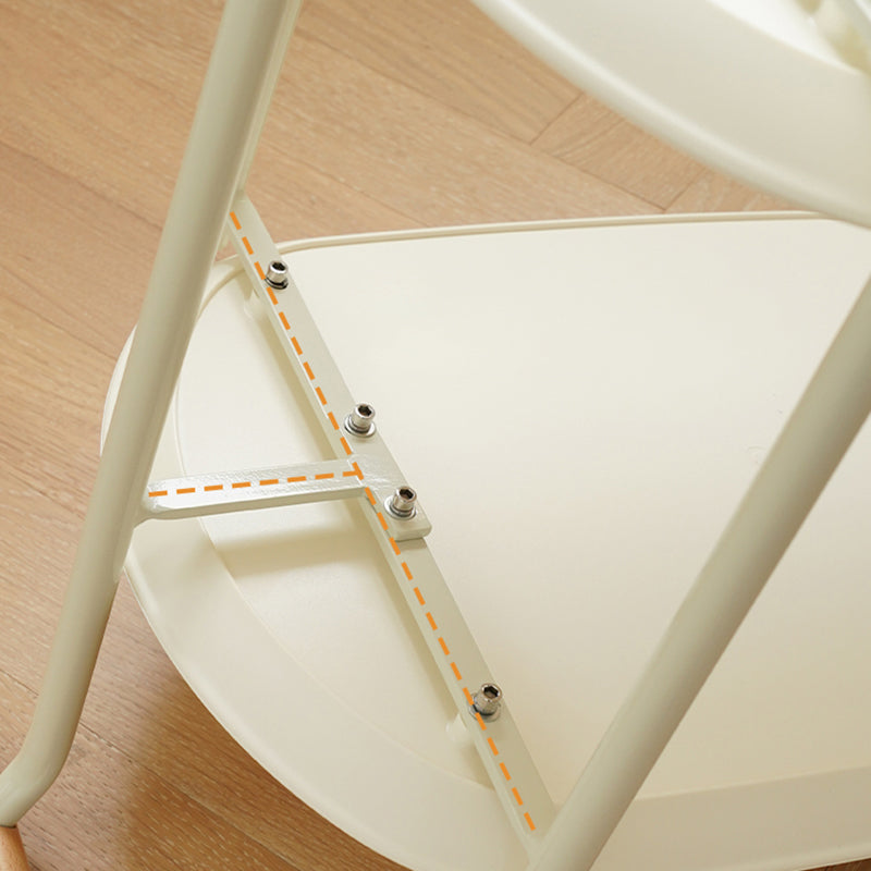 Bandeja elíptica Tabla superior 25.4 "Tabla lateral de 2 niveles de alto con ruedas