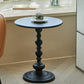 Round Top Pedestal Side Table Contemporary Metal Side End Table Clearhalo 'Coffee & Accent Tables' 'End & Side Tables' 'end_side_tables' 'furn' 'furn_end_side_tables' 'Furniture' 'Living Room Furniture' 7633657