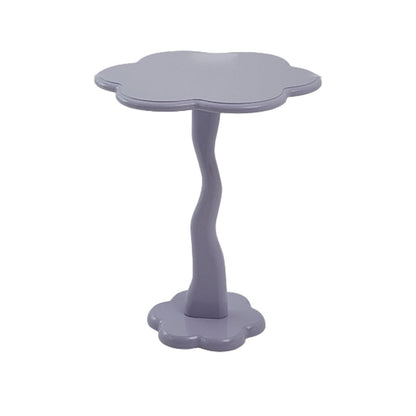 Mesa de madera de mesa lateral irregular de estilo moderno