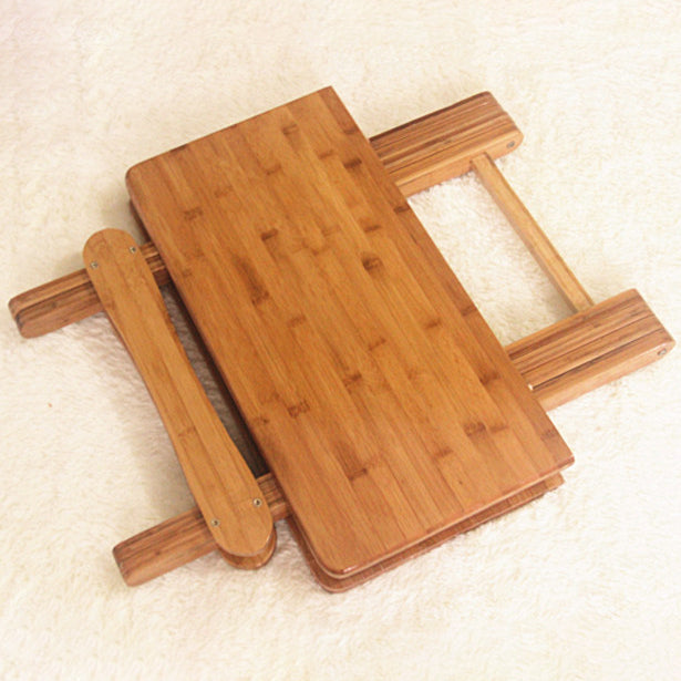 Modern Folding Dining Table Wood Tabletop for Living Room in Brown Clearhalo 'Dining Tables & Seating' 'Dining Tables' 'dining_table' 'furn' 'furn_dining_table' 'Furniture' 'Kitchen & Dining Furniture' 7635686