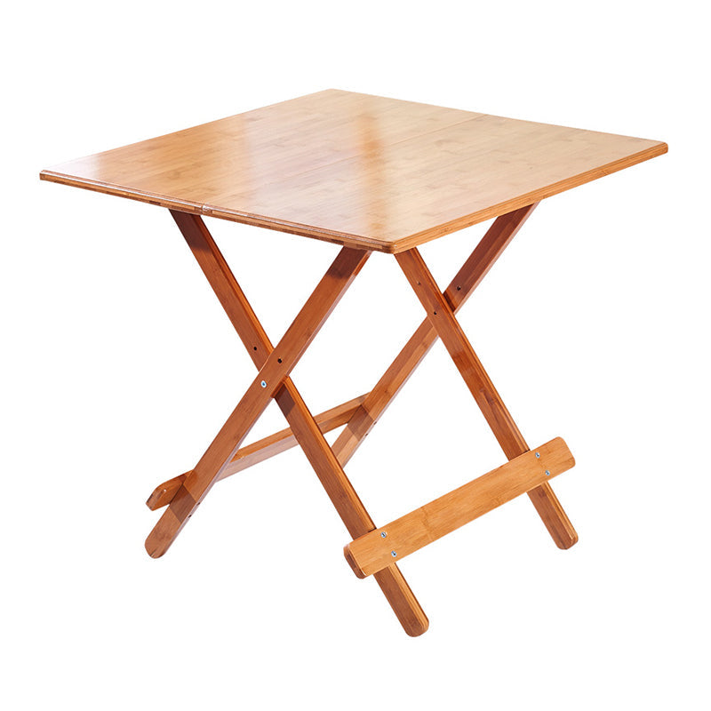 Modern Folding Dining Table Wood Tabletop for Living Room in Brown Without Chairs Clearhalo 'Dining Tables & Seating' 'Dining Tables' 'dining_table' 'furn' 'furn_dining_table' 'Furniture' 'Kitchen & Dining Furniture' 7635688