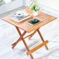 Modern Folding Dining Table Wood Tabletop for Living Room in Brown Clearhalo 'Dining Tables & Seating' 'Dining Tables' 'dining_table' 'furn' 'furn_dining_table' 'Furniture' 'Kitchen & Dining Furniture' 7635693