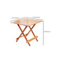 Modern Folding Dining Table Wood Tabletop for Living Room in Brown Clearhalo 'Dining Tables & Seating' 'Dining Tables' 'dining_table' 'furn' 'furn_dining_table' 'Furniture' 'Kitchen & Dining Furniture' 7635695