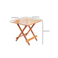 Modern Folding Dining Table Wood Tabletop for Living Room in Brown Clearhalo 'Dining Tables & Seating' 'Dining Tables' 'dining_table' 'furn' 'furn_dining_table' 'Furniture' 'Kitchen & Dining Furniture' 7635698
