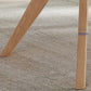 Modern Solid Wood Dining Table White Rectangular Top with Solid Wood Legs