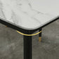 Modern Stone Rectangular Dining Table for Restaurant and Bar Clearhalo 'Dining Tables & Seating' 'Dining Tables' 'dining_table' 'furn' 'furn_dining_table' 'Furniture' 'Kitchen & Dining Furniture' 7635762