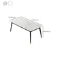 Modern Stone Rectangular Dining Table for Restaurant and Bar Clearhalo 'Dining Tables & Seating' 'Dining Tables' 'dining_table' 'furn' 'furn_dining_table' 'Furniture' 'Kitchen & Dining Furniture' 7635771