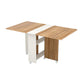 Modern Folding Dining Table Rectangle Wooden Tabletop with Storage Clearhalo 'Dining Tables & Seating' 'Dining Tables' 'dining_table' 'furn' 'furn_dining_table' 'Furniture' 'Kitchen & Dining Furniture' 7635835