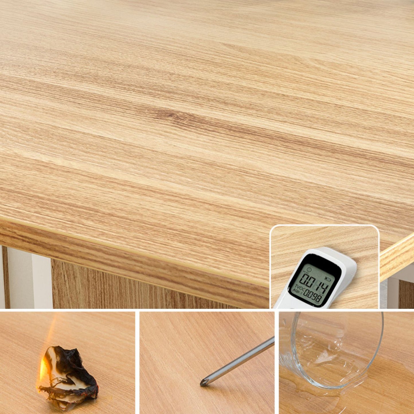 Modern Folding Dining Table Rectangle Wooden Tabletop with Storage Clearhalo 'Dining Tables & Seating' 'Dining Tables' 'dining_table' 'furn' 'furn_dining_table' 'Furniture' 'Kitchen & Dining Furniture' 7635839