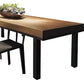 Industrial Wind Solid Wood Rectangular Dining Table for Cafe and Bar Clearhalo 'Dining Tables & Seating' 'Dining Tables' 'dining_table' 'furn' 'furn_dining_table' 'Furniture' 'Kitchen & Dining Furniture' 7635870