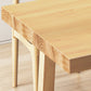 Moderne massief houten rechthoekige eettafel voor eetkamer en eetbar