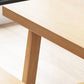 Moderne massief houten rechthoekige eettafel voor eetkamer en eetbar