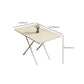 Modern Folding Wood Top Dining Table with Metal Leg for Living Room Clearhalo 'Dining Tables & Seating' 'Dining Tables' 'dining_table' 'furn' 'furn_dining_table' 'Furniture' 'Kitchen & Dining Furniture' 7635916