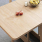 Modern Dining Table Foldable Rectangle Tabletop with Wood Base Clearhalo 'Dining Tables & Seating' 'Dining Tables' 'dining_table' 'furn' 'furn_dining_table' 'Furniture' 'Kitchen & Dining Furniture' 7635931